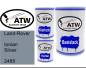 Preview: Land-Rover, Ionian Silver, 2485: 500ml Lackdose + 500ml Klarlack + 250ml Härter - Set, von ATW Autoteile West.
